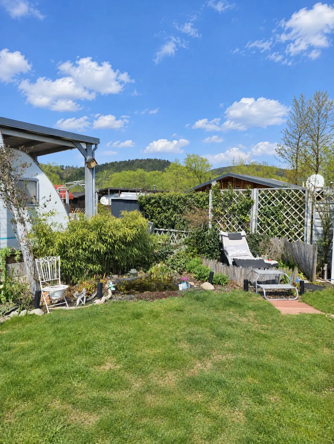 Charmantes Gartenhaus mit großer Terrasse am Campingplatz Kohlhofmühl in Neusiedl, Foto 2