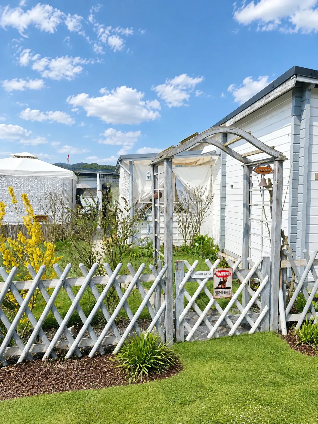 Charmantes Gartenhaus mit großer Terrasse am Campingplatz Kohlhofmühl in Neusiedl, Foto 8